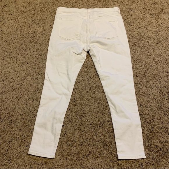 TopShop Moto Jamie Women’s White Skinny Jeans Size 34 - Picture 5 of 8